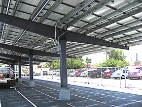 Solar Carport Steel Structure